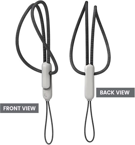 Performore Lanyard Compatible with Apple AirPods Pro 2, Anti-Drop & Anti-lost Lanyard, Adjustable Hand Wrist Lanyard with Clip - Perfect for Cellphone, Camera, USB Flash Drive, and more (Grey) in Saudi Arabia