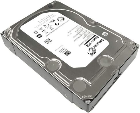 محرك الأقراص الصلبة لسطح المكتب Seagate ST6000DX000 سعة 6 تيرابايت وذاكرة تخزين مؤقت سعة 128 ميجابايت و7200 دورة في الدقيقة SATA بسرعة 6 جيجابت في الثانية مقاس 3.5 بوصة (متجدد) in Saudi Arabia