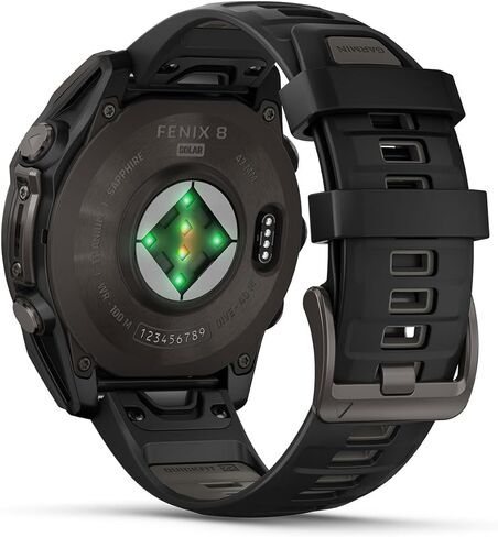Garmin Fenix 8 AMOLED Sapphire (51mm, Titanium/Spark Orange) Multisport GPS Smartwatch Bundle - 1.4" Touchscreen, Built-in LED Flashlight with PlayBetter Portable Charger & Screen Protectors in Saudi Arabia