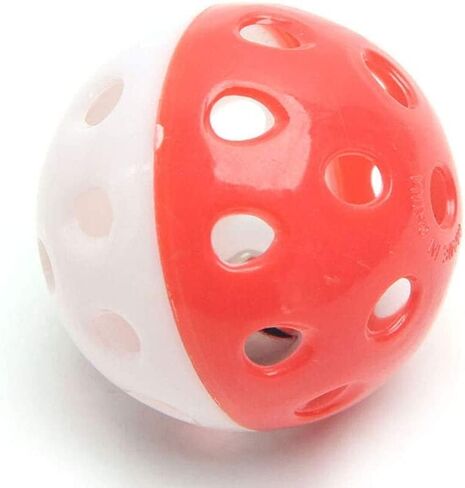 JJLFresheners 10 PCS 4CM Cat Toy Ball with Bell, Pet Toy Cat Bell Ball Cat Toy with Bell Cat Jingle Balls for Cats Kitten, Plastic Cat Toys Jingle Balls Pounce Chase Rattle Ball Toys Random Color in Saudi Arabia