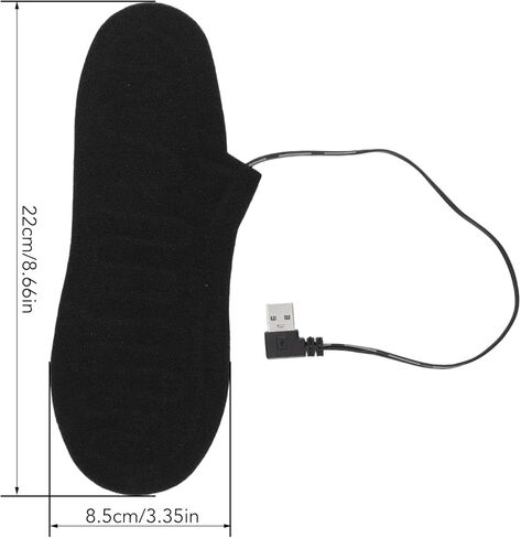 جوارب Tnfeeon ساخنة للرجال والنساء، 4 قطع نعال كهربائية لتدفئة القدم قابلة لإعادة الشحن عبر USB ودرجة حرارة عالية للأنشطة الشتوية الخارجية in Saudi Arabia