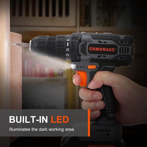 COMOWARE 20V Fast Charger, 88W Official Charger Adapter for COMOWARE 20V Cordless Drill Battery, Rapid Charging Tool Accessories in Saudi Arabia