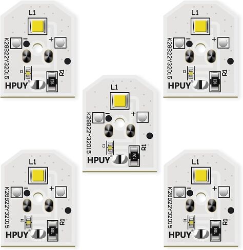 HPUY WR55X11132 WR55X25754 LED Light for GE Refrigerator Replace WR55X30602 WR55X26486 PS4704284 3033142 EAP12172918 AP6261806,No Cover Only LED PCB Board in Saudi Arabia