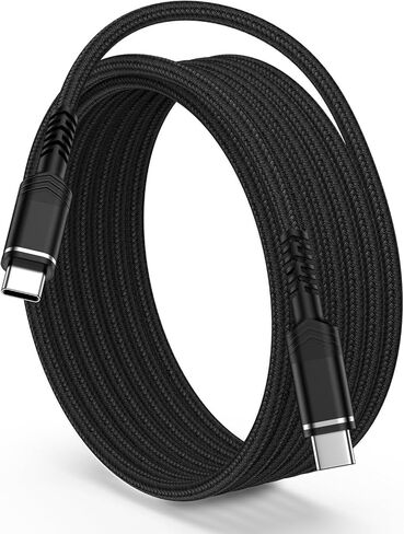 كابل USB C لهاتف iPhone 16/16 Pro Max/16 Pro/16 Plus/15، كابل شحن سريع لشاحن iPhone [3.1A، 6FT] كابل شحن من النوع C إلى النوع C لهاتف Samsung Galaxy A55/A15، S24/S23، Google Pixel 9/9 برو/8a/7 in Kuwait