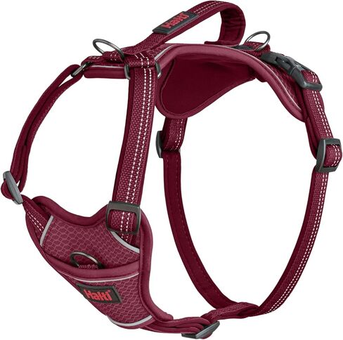 HALTI Anatomy Dog Harness with Handle - Provides Your Dog Freedom of Movement for Comfortable Walking. 3 Leash Attachment Points, Neoprene Padded, Adjustable, and Reflective (Size Small, Green) in Saudi Arabia