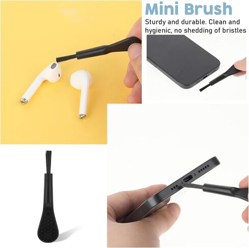 26 Pcs USB C Dust Plug Port Plug Protector Type C Anti Dust Cover Charging Port Cleaner Speaker Cover Dustproof Mesh Stickers with Cleaner Tools Tweezer Cleaning Kit for Charging Port in Saudi Arabia