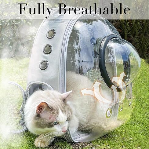 Cat Carrier with Harness Backpack with Bubble Clear Front for Cats,Small Dogs Bunnies etc with Harness Included, Pet Carrier for Travel, Walking, Hiking and Outdoor Bag Pink in Saudi Arabia