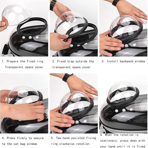 Cat Carrier with Harness Backpack with Bubble Clear Front for Cats,Small Dogs Bunnies etc with Harness Included, Pet Carrier for Travel, Walking, Hiking and Outdoor Bag Pink in Saudi Arabia