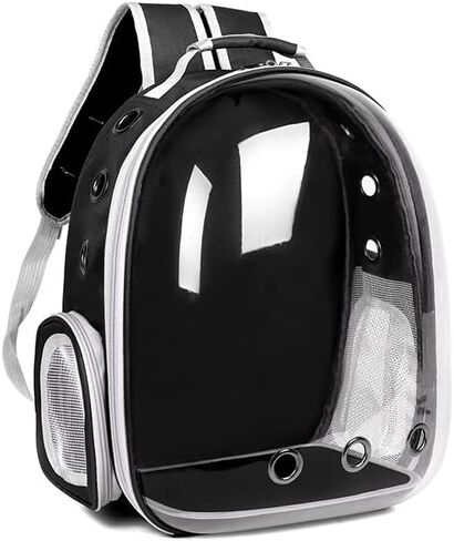 Cat Carrier with Harness Backpack with Bubble Clear Front for Cats,Small Dogs Bunnies etc with Harness Included, Pet Carrier for Travel, Walking, Hiking and Outdoor Bag Pink in Saudi Arabia
