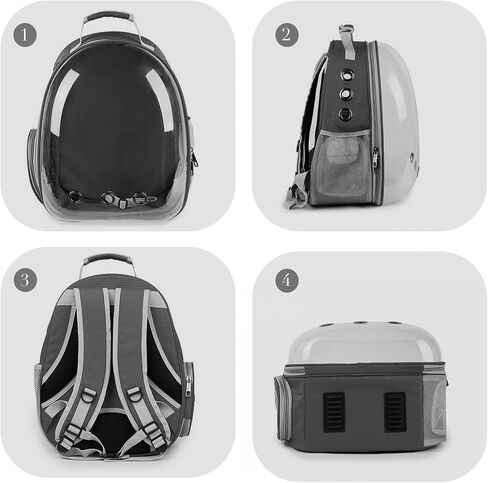 Cat Carrier with Harness Backpack with Bubble Clear Front for Cats,Small Dogs Bunnies etc with Harness Included, Pet Carrier for Travel, Walking, Hiking and Outdoor Bag Pink in Saudi Arabia