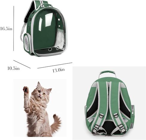 Cat Carrier with Harness Backpack with Bubble Clear Front for Cats,Small Dogs Bunnies etc with Harness Included, Pet Carrier for Travel, Walking, Hiking and Outdoor Bag Pink in Saudi Arabia