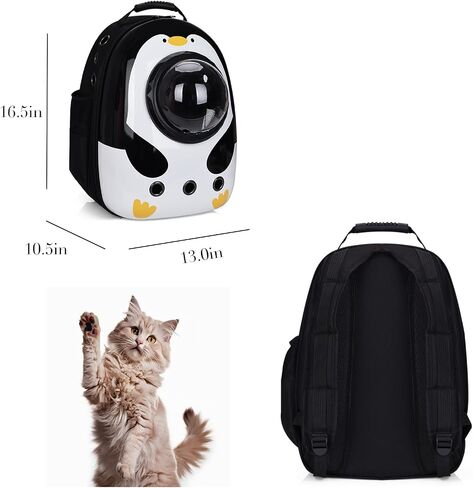 Cat Carrier with Harness Backpack with Bubble Clear Front for Cats,Small Dogs Bunnies etc with Harness Included, Pet Carrier for Travel, Walking, Hiking and Outdoor Bag Pink in Saudi Arabia
