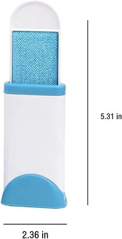 Pet Hair Remover Roller - Dog & Cat Fur Remover with Self-Cleaning Base - Efficient Animal Hair Removal Tool - Perfect for Car Seat,Furniture, Carpet, Couch, Clothes, Portable Lint Remover in Saudi Arabia