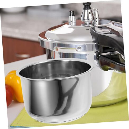 UPKOCH Inner Cooking Pot 3L Stainless Steel Pot for Rice Cooker and Rice Cooker Liner Rice Cooking Container Rice Maker Accessories for Rice Maker Cooker in Saudi Arabia