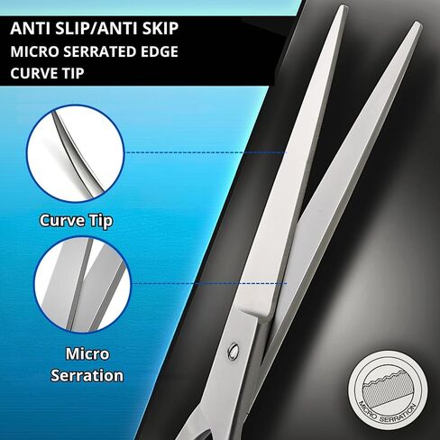 Dog Grooming Scissors, Curved Scissor for Dog Grooming and Cats, Pet shears for Trimming Face & Paws, 7 In Curved Blade in Saudi Arabia