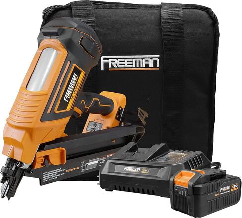 Freeman PE20VT3490 20 فولت لاسلكي وبدون فرش 34 درجة 3-1/2 بوصة أداة تثبيت المسامير (الأداة فقط) - 750 طلقة لكل شحنة in Kuwait