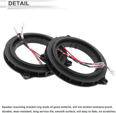 Speaker Spacer Ring Midrange Speaker Spacer Adaptor for BMW Waterproof Speaker Subwoofer Mounting Spacer Bracket Ring ABS 2 Set in Kuwait