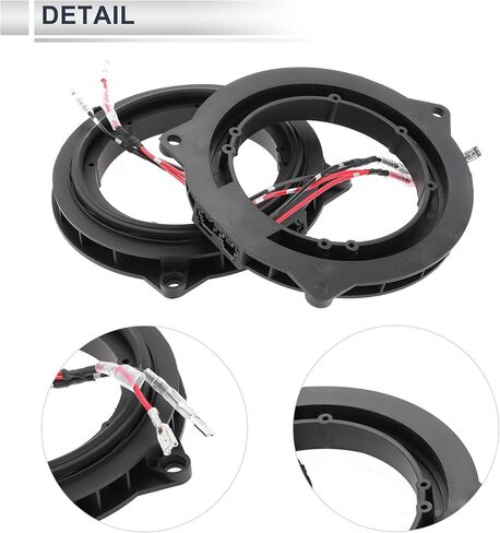 Speaker Spacer Ring Midrange Speaker Spacer Adaptor for BMW Waterproof Speaker Subwoofer Mounting Spacer Bracket Ring ABS 2 Set in Kuwait