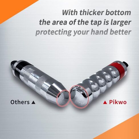 Pikwo Hand Manual Reversible 1/2-inch 3/8-inch Impact Driver Set Extractor-13PCS Impact Screwdriver S2 Steel Disengage Rusted Fasteners or Frozen Bolts in Kuwait