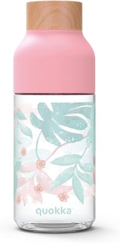 Quokka Ice - Palm Springs 570 ML| Reusable Tritan Water Bottle - BPA & Eco-Friendly | Wide mouth for ice cubes an Leak Proof in Saudi Arabia