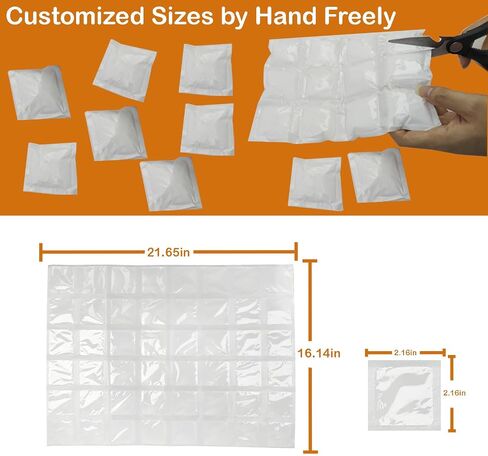 Ice Packs for Shipping & Coolers, Reusable Dry Ice Pack, Gel Cold Pack, Versatile Cold Blanket for Leakproof Long-Lasting Shipping Suitable for Lunch, Drinks, Fishing. in Saudi Arabia