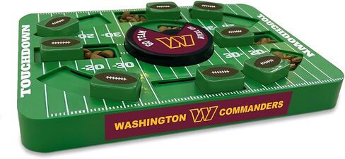 Pets First NFL Washington Commanders Puzzle Toy, Puzzle Treat Dog Toy, Interactive Dog Treat Toy, Dog Puzzle in Saudi Arabia