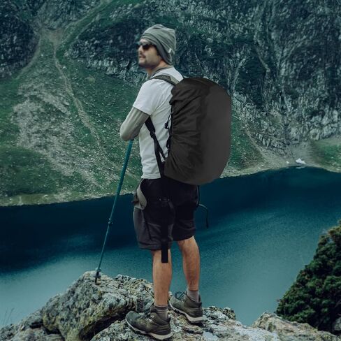 Alephnull Backpack Rain Cover Waterproof Rain Cover for Backpack Anti-Dust 30-100L for Travel Cycling Hiking and Outdoor Activities in Saudi Arabia