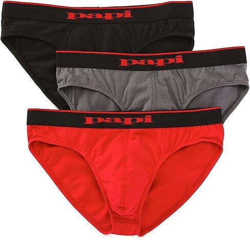 Papi Men's 3-Pack Premium Performance Cotton Stretch Brief in Saudi Arabia