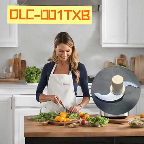 شفرة تقطيع رئيسية من الفولاذ المقاوم للصدأ DLC-001TXB متوافقة مع معالج الطعام Cuisinart سعة 14 كوب، ضمان لمدة 3 سنوات in Saudi Arabia