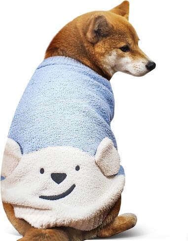 Dog Sweaters for Small Dogs, Dog Pullover Fleece Sweater for Small Mdium Dog, Stretchy Thick Dog Sweater for Small Dog, Dog Outfit for Girl Boy, Comfy Warm Dog Clothes for Cold Weather Brown Medium in Saudi Arabia