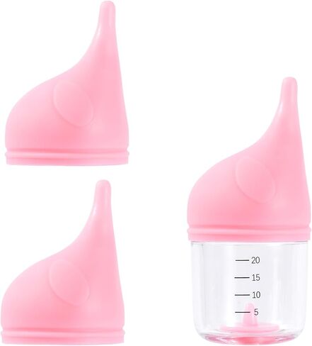 20ml Kitten Bottles for Nursing, with 2pcs Silicone Nipple Replacement Anti-Choking Puppy Feeder Bottles Reusable Pet Feeding Kit for Newborn Cat Dog (Blue) in Saudi Arabia