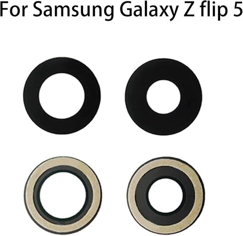 Camera Glass Cover Rear Lens Replacement Parts+ Adhesive for Samsung Galaxy Z Flip 5 in Kuwait