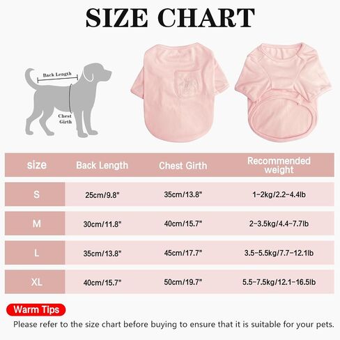 Dog Sweatshirt Fleece Soft Dog Clothes with Pockect Fall Winter Warm Pet T Shirt for Small Medium Dogs Cat Puppy Outfit Kitten Apparel Chihuahua Teddy (Pink, Small) in Saudi Arabia