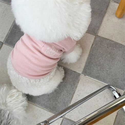 Dog Sweatshirt Fleece Soft Dog Clothes with Pockect Fall Winter Warm Pet T Shirt for Small Medium Dogs Cat Puppy Outfit Kitten Apparel Chihuahua Teddy (Pink, Small) in Saudi Arabia