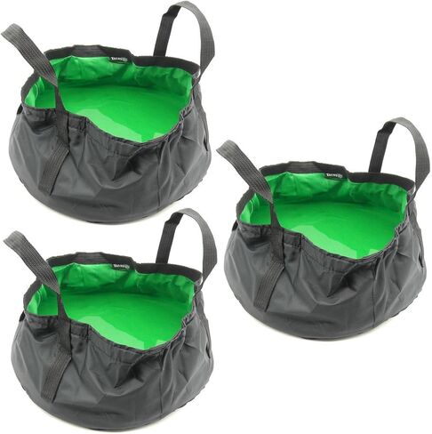 TRENDBOX Multiple Foldable Wash Basin Sink Water Bag Portable Mini 8.5L for Footbath Camping Hiking Outdoor Durable Design in Kuwait