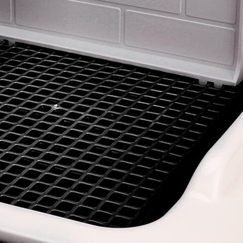 صينية نونية للكلاب، مرحاض محمول للقطط قابل للإزالة للاستخدام الداخلي مع جدار محاكاة للكلاب الصغيرة للكلاب الذكور (أسود) in Kuwait