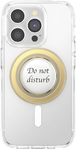 PopSockets Phone Grip Compatible with MagSafe, Phone Holder, Wireless Charging Compatible - Resin DND in Saudi Arabia
