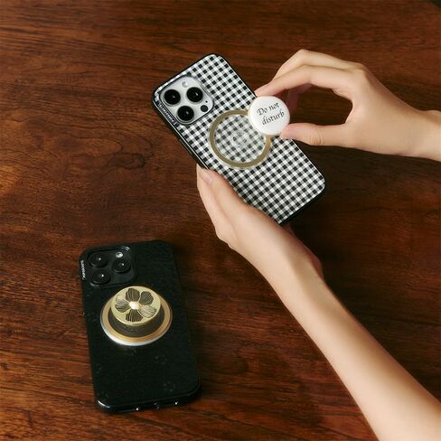 PopSockets Phone Grip Compatible with MagSafe, Phone Holder, Wireless Charging Compatible - Resin DND in Saudi Arabia
