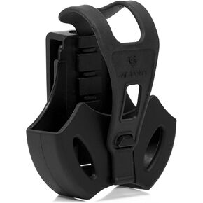 Tactical Handcuff Holder with Key Slot | High-Impact Polymer Construction | Flexible Locking Mechanism | Secure Belt Attachment
