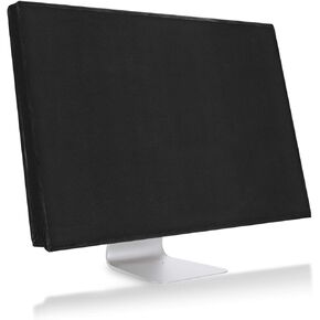 kwmobile Monitor Cover Compatible with 24-26" Monitor - Dust Cover Computer Screen Protector - Black