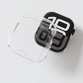 2 Pack 46mm Screen Protector Compatible with Apple Watch Series 10 (2024), Soft TPU Protective Case Full Coverage Bumper Shell for iWatch 10 46mm