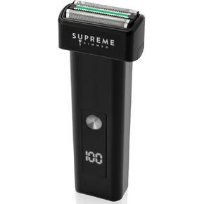 Men’s Trimmer & Foil Shaver by SUPREME TRIMMER Professional Trimmer for Men Clippers Mustache Travel Beard Bundle Cordless Razor for Men - ST5220 T-Shaper Li in Red + STF501 T-Fader Li