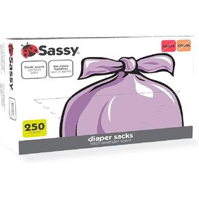 Sassy Disposable Diaper Sacks, 200 Count (Pack of 2)