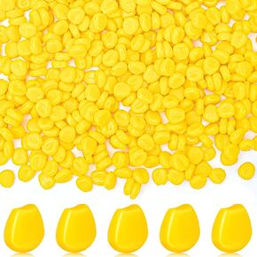 500pcs Floating Corn Fishing Lures - Soft TPR Artificial Baits with Real Corn Scent, Yellow Elastic Fake Corn Baits for Carp, Catfish, and Versatile Freshwater & Saltwater Fishing