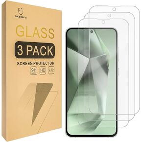 Mr.Shield Screen Protector compatible with Samsung Galaxy S24 FE [Tempered Glass] [3-PACK] [Japan Glass with 9H Hardness]