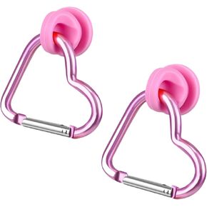 2 Pcs Bogg Bag Accessories Insert Carabiners, Rubber Beach Charm Key Hooks, Clip Car Key Holder for Tote, Purse