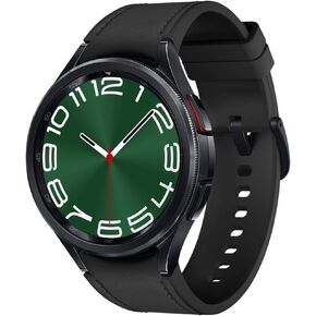 SAMSUNG Galaxy Watch 6 Classic (47mm, WiFi + 4G LTE) 1.5" Super AMOLED, GPS Bluetooth Smartwatch w/Rotating Bezel (Fully Unlocked for US Carriers) R965U (w/Fast Charger Cube, Black) (Renewed)