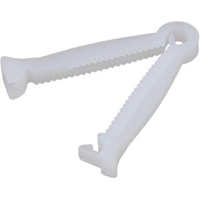 50 pcs Disposable Umbilical Cord Clamp Birth Hemostatic Materials for Piglets Clamp for Cord for Animal Production Home Birth Supplies kit White whelping Box, NDF-jj01