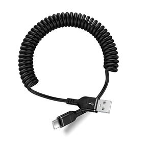 Coild iPhone Charger Cable for iPhone 16/16 Plus/16 Pro/16 Pro Max/15/15 Plus/15 Pro/15 Pro Max,4FT Coiled USB A to USB C Cable,Android Auto Coiled Cord for Samsung Galaxy S24 FE/S23/S22,Pixel 9