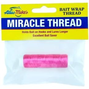 Atlas Mike's Miracle Fishing Thread, 100-Feet, Fluor Pink (UV)
